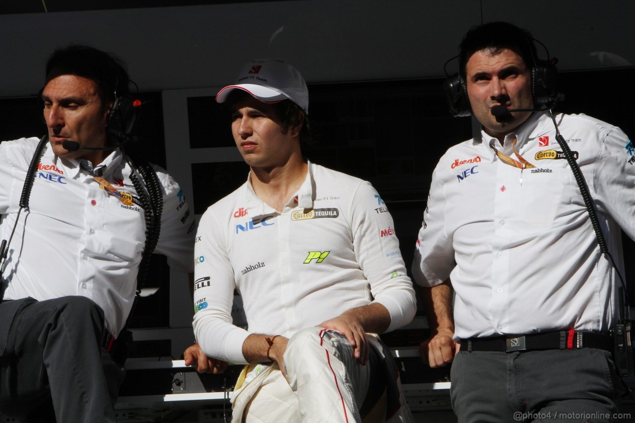 GP ITALIA, 09.09.2011- Prove Libere 1, Venerdi', Sergio Pérez (MEX), Sauber F1 Team C30