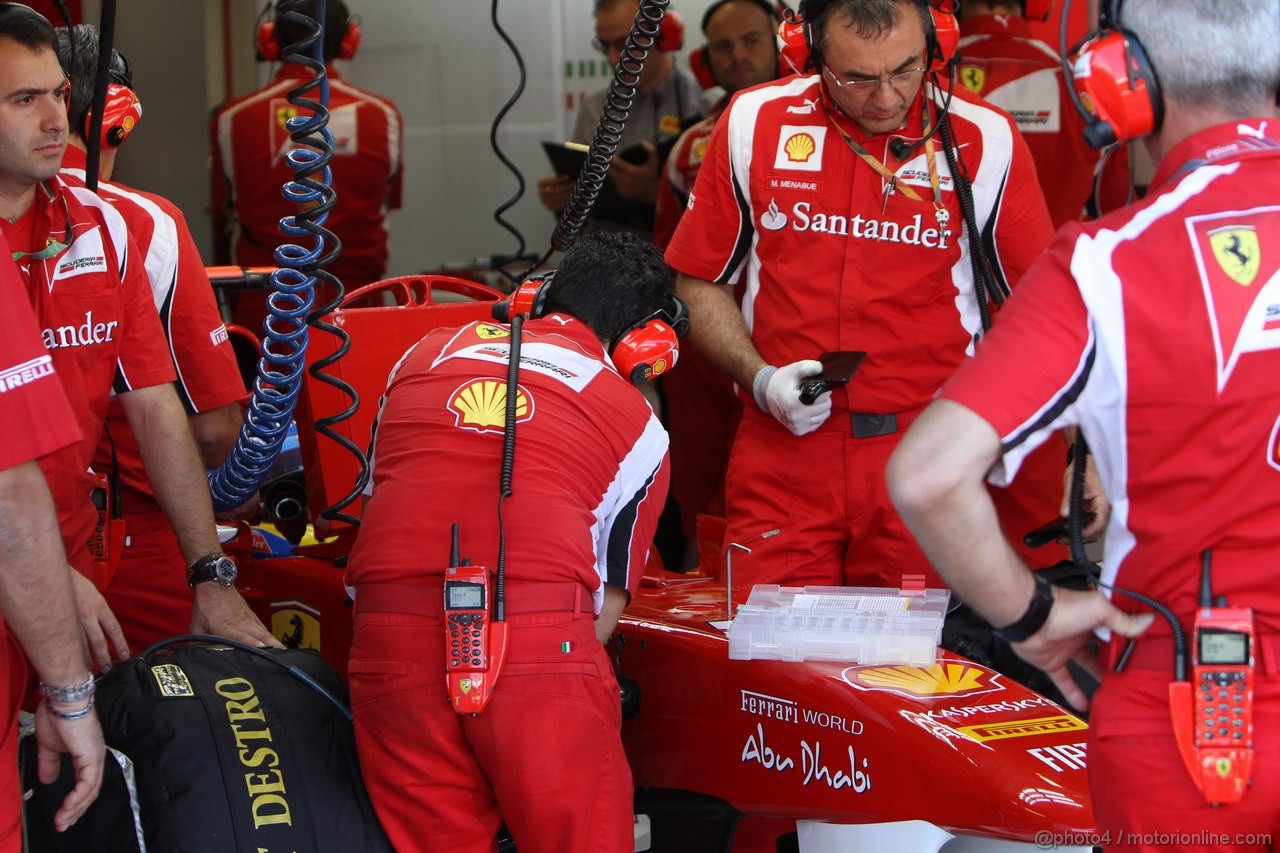 GP ITALIA, 09.09.2011- Prove Libere 1, Venerdi', Fernando Alonso (ESP), Ferrari, F-150 Italia 