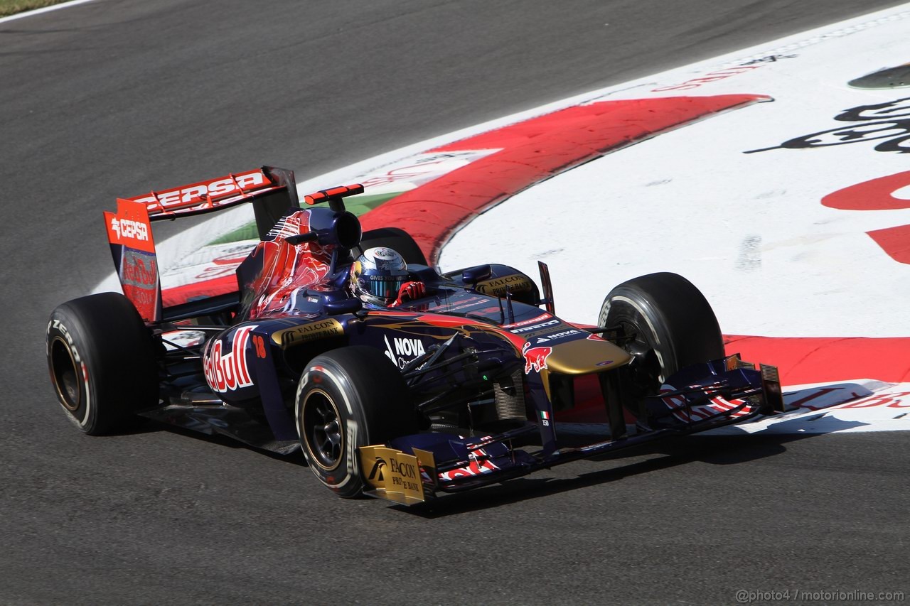 GP ITALIA, 09.09.2011- Prove Libere 1, Venerdi', Sébastien Buemi (SUI), Scuderia Toro Rosso, STR6