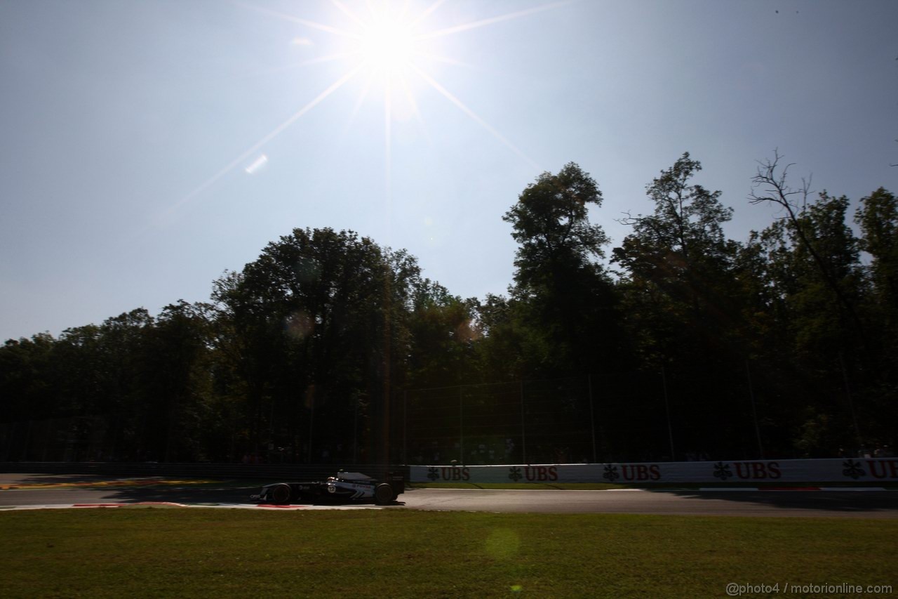 GP ITALIA, 09.09.2011- Prove Libere 1, Venerdi', Pastor Maldonado (VEN), Williams FW33 