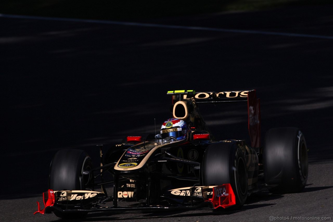 GP ITALIA, 09.09.2011- Prove Libere 1, Venerdi', Vitaly Petrov (RUS), Lotus Renault GP, R31