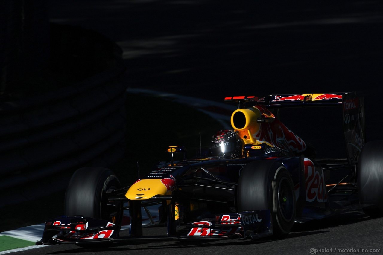 GP ITALIA, 09.09.2011- Prove Libere 1, Venerdi', Sebastian Vettel (GER), Red Bull Racing, RB7