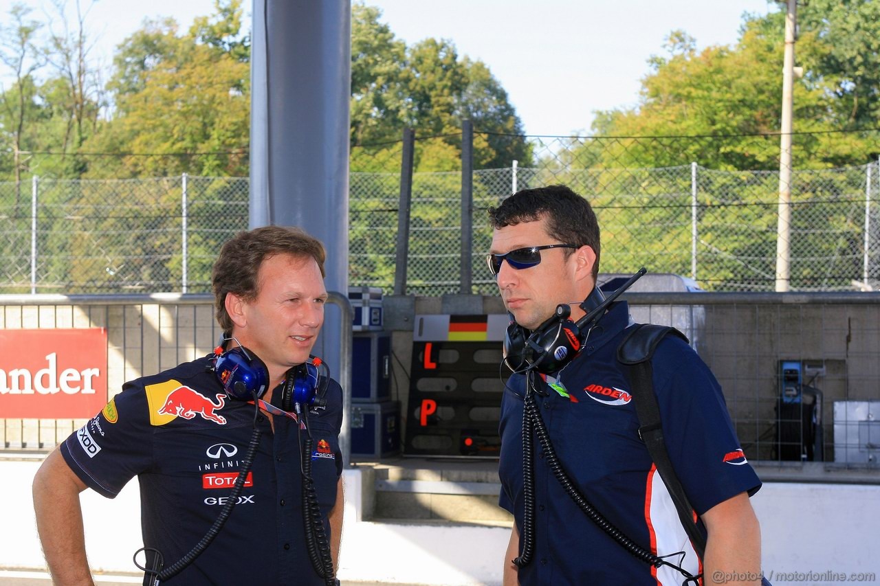 GP ITALIA, 09.09.2011- Prove Libere 1, Venerdi', Christian Horner (GBR), Red Bull Racing, Sporting Director 