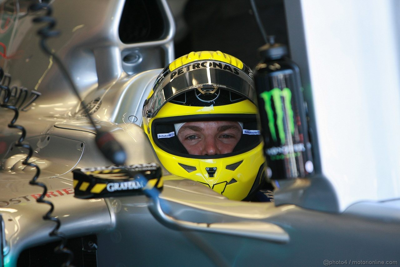 GP ITALIA, 09.09.2011- Prove Libere 1, Venerdi', Nico Rosberg (GER), Mercedes GP Petronas F1 Team, MGP W02 