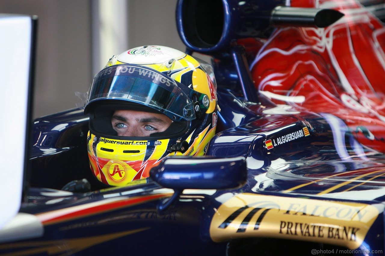 GP ITALIA, 09.09.2011- Prove Libere 1, Venerdi', Jaime Alguersuari (SPA), Scuderia Toro Rosso, STR6 