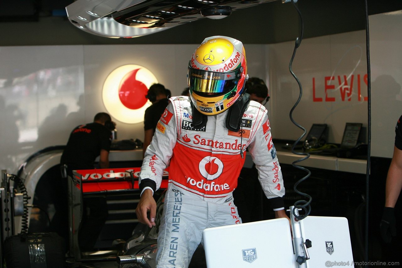 GP ITALIA, 09.09.2011- Prove Libere 1, Venerdi', Lewis Hamilton (GBR), McLaren  Mercedes, MP4-26 