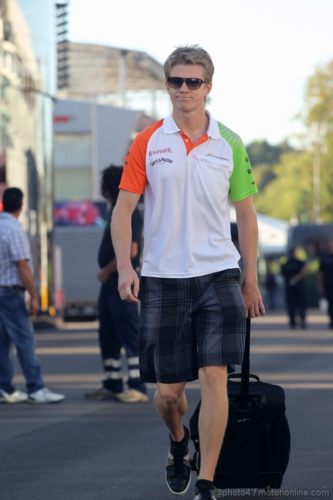 GP ITALIA, 09.09.2011- Nico Hulkenberg (GER), Force India F1 Team, Test Driver