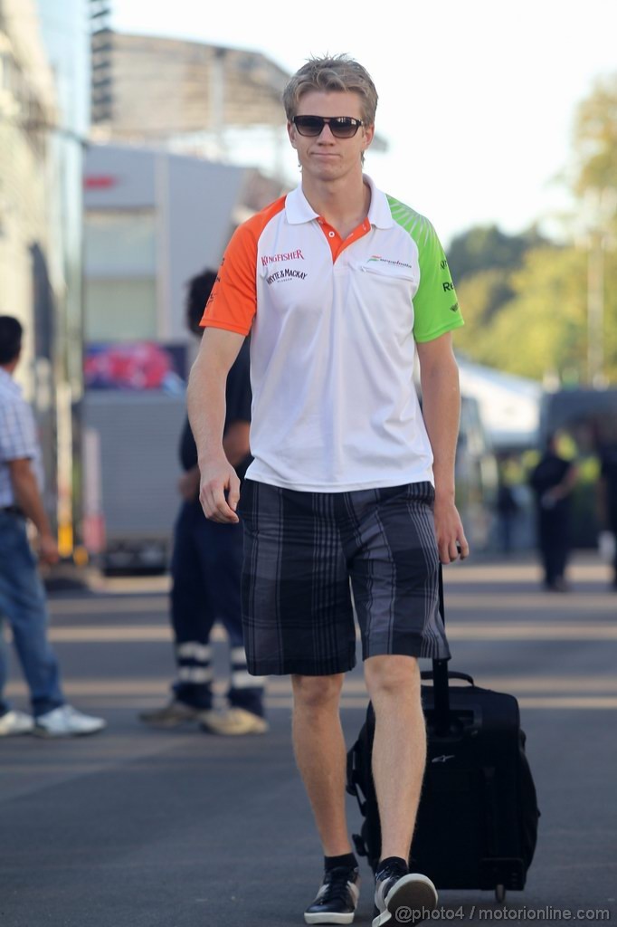GP ITALIA, 09.09.2011- Nico Hulkenberg (GER), Force India F1 Team, Test Driver 