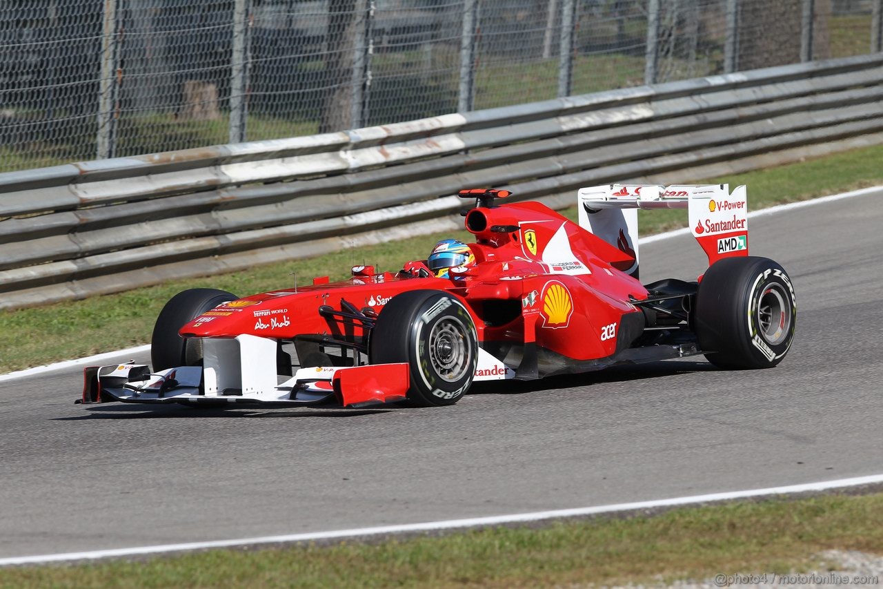 GP ITALIA, 09.09.2011- Prove Libere 1, Venerdi', Fernando Alonso (ESP), Ferrari, F-150 Italia 