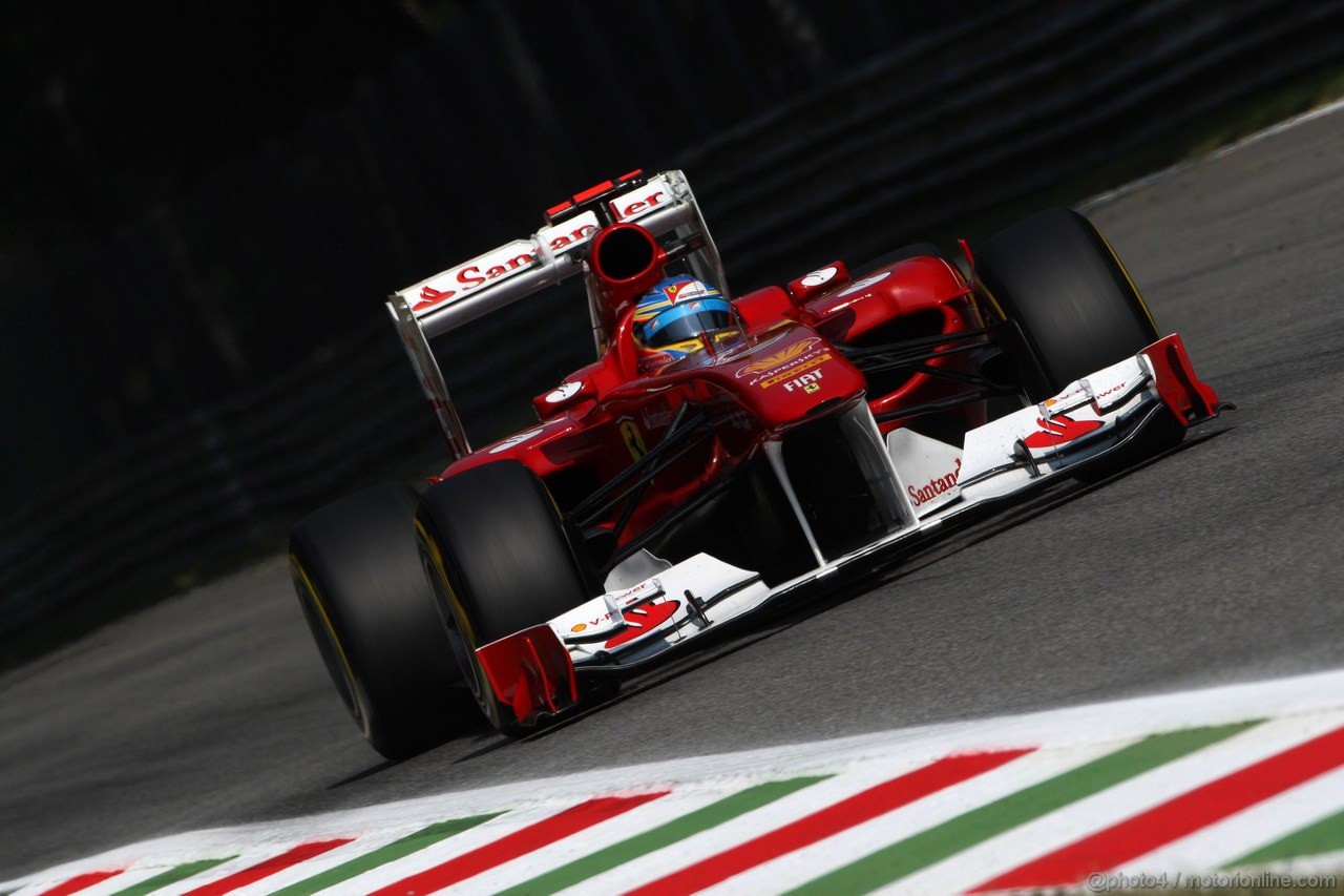 GP ITALIA, 09.09.2011- Prove Libere 2, Venerdi', Fernando Alonso (ESP), Ferrari, F-150 Italia