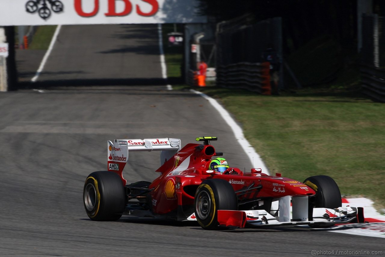 GP ITALIA, 09.09.2011- Prove Libere 2, Venerdi', Felipe Massa (BRA), Ferrari, F-150 Italia 