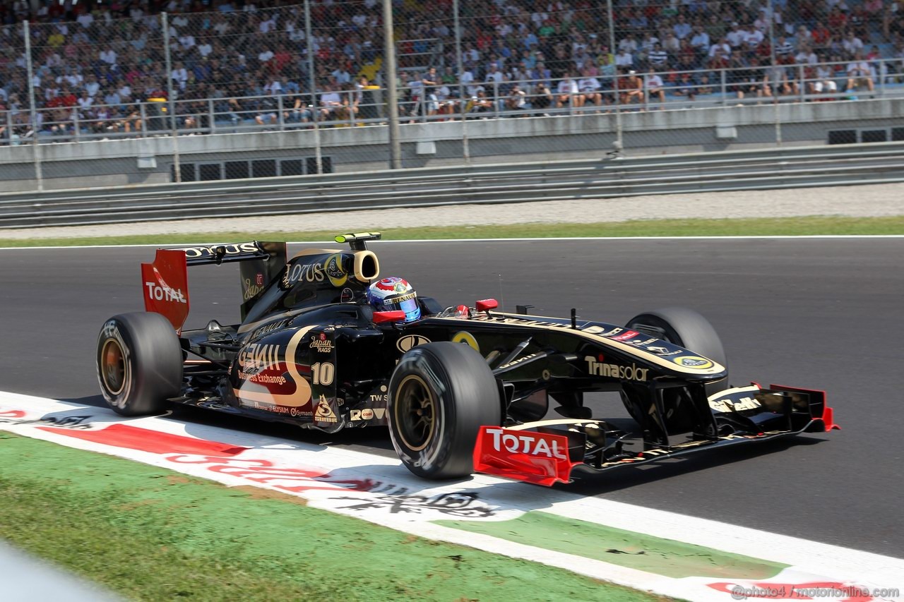 GP ITALIA, 09.09.2011- Prove Libere 2, Venerdi', Vitaly Petrov (RUS), Lotus Renault GP, R31 