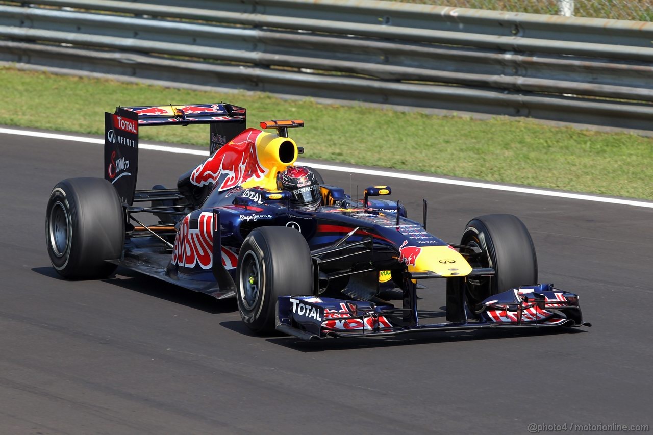 GP ITALIA, 09.09.2011- Prove Libere 2, Venerdi', Sebastian Vettel (GER), Red Bull Racing, RB7 