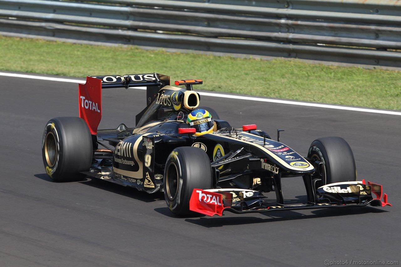 GP ITALIA, 09.09.2011- Prove Libere 2, Venerdi', Bruno Senna (BRA), Lotus Renault GP R31 