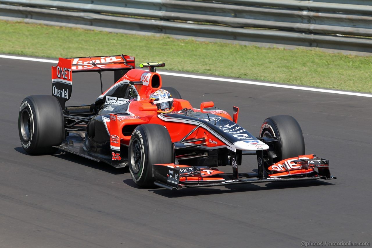 GP ITALIA, 09.09.2011- Prove Libere 2, Venerdi', Jerome D'Ambrosio (BEL), Marussia Virgin Racing VR-02