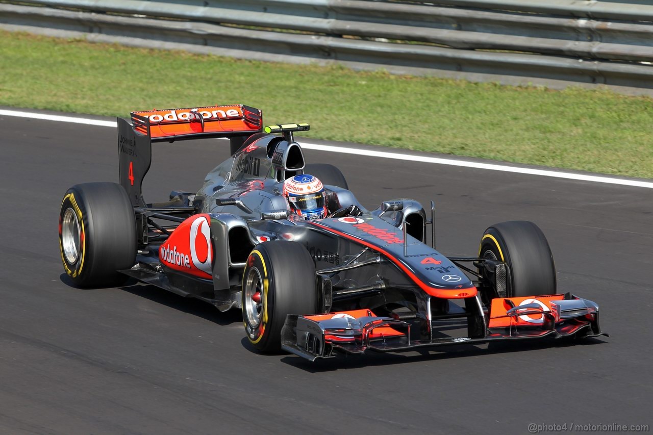 GP ITALIA, 09.09.2011- Prove Libere 2, Venerdi', Jenson Button (GBR), McLaren  Mercedes, MP4-26 