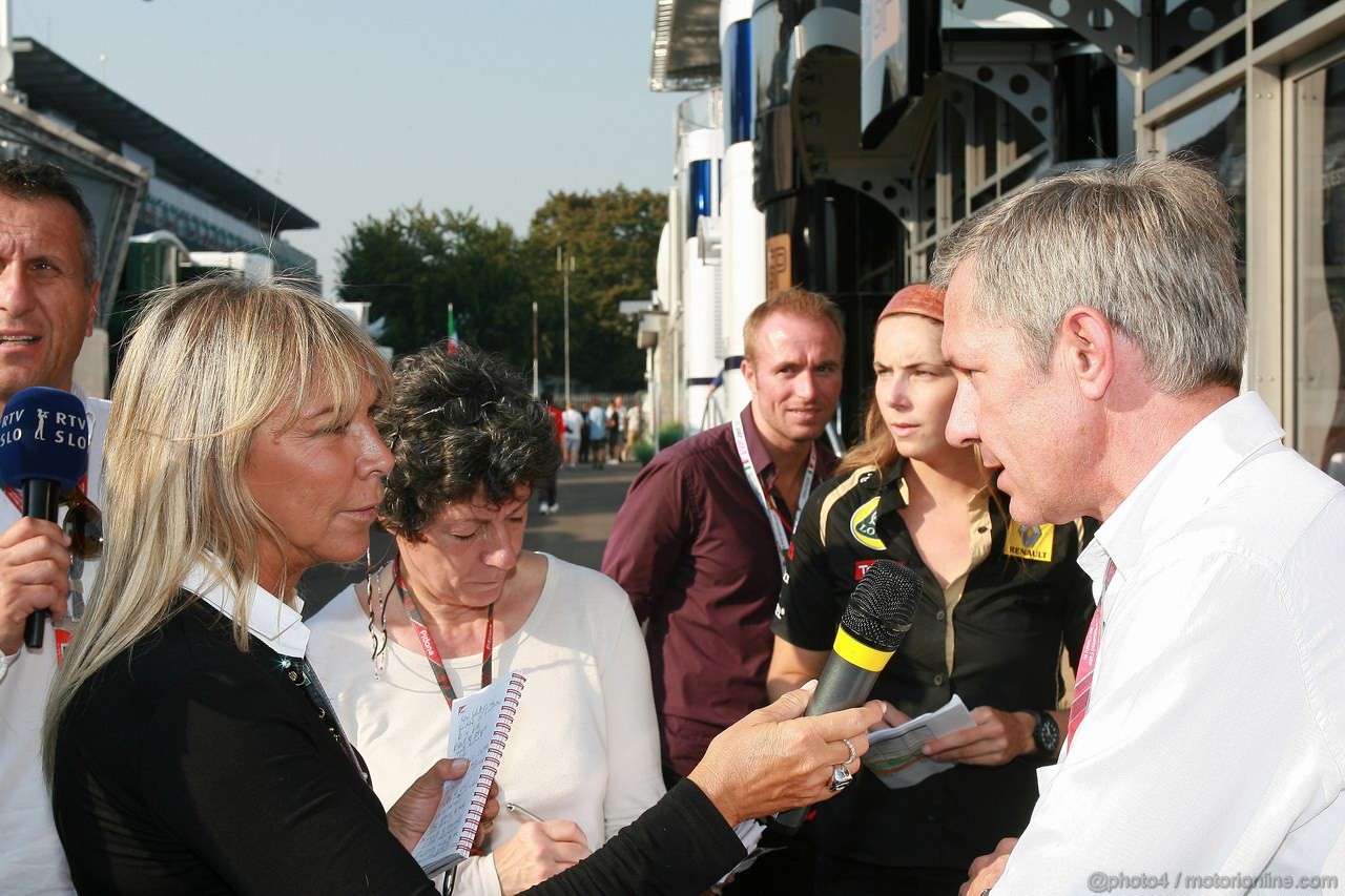 GP ITALIA, 09.09.2011- Prove Libere 2, Venerdi', Daniele Morelli (ITA), manager di Robert Kubica