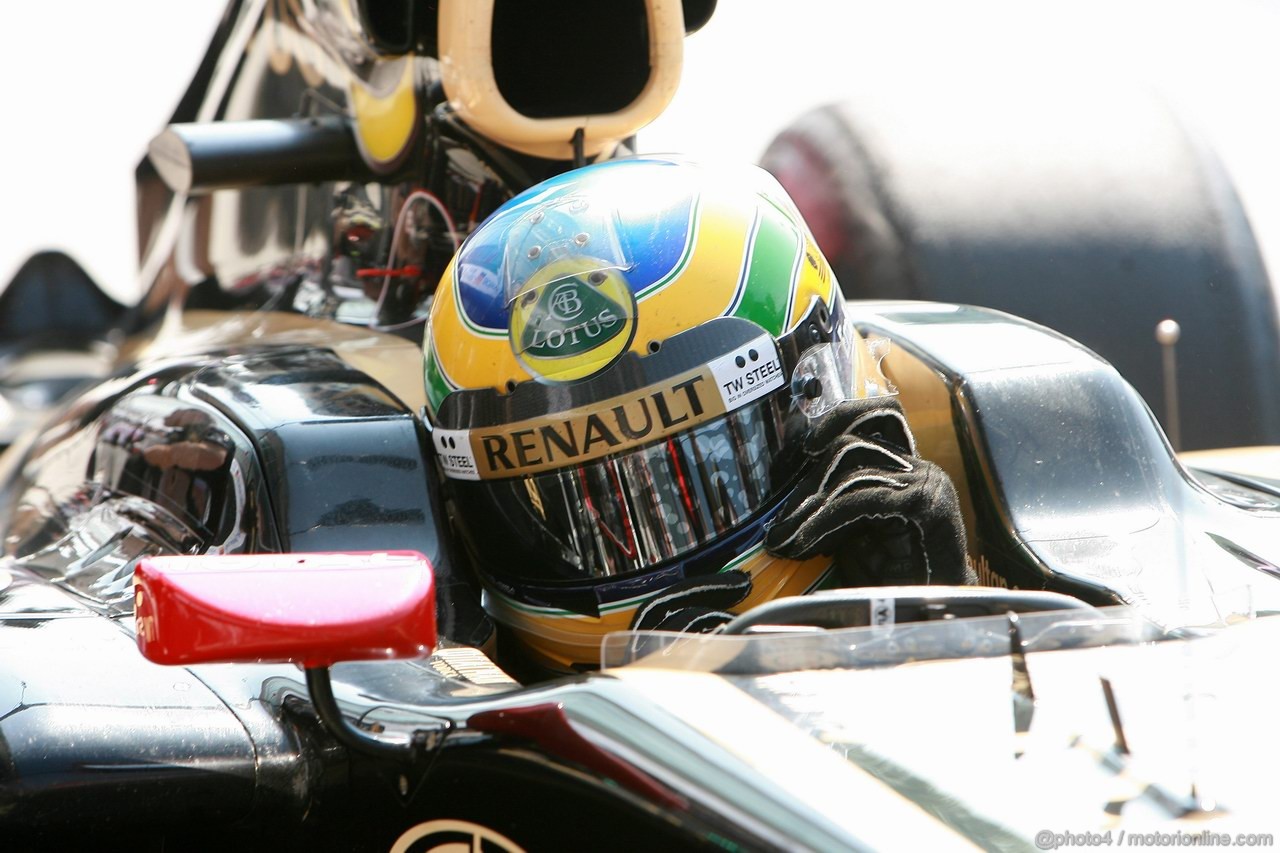 GP ITALIA, 09.09.2011- Prove Libere 2, Venerdi', Bruno Senna (BRA), Lotus Renault GP R31 