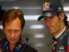 GP ITALIA, 09.09.2011- Prove Libere 1, Venerdi', Christian Horner (GBR), Red Bull Racing, Sporting Director e Mark Webber (AUS), Red Bull Racing, RB7 