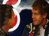 GP ITALIA, 09.09.2011- Prove Libere 1, Venerdi', Christian Horner (GBR), Red Bull Racing, Sporting Director e Sebastian Vettel (GER), Red Bull Racing, RB7 