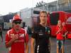 GP ITALIA, 09.09.2011- Fernando Alonso (ESP), Ferrari, F-150 Italia e Jenson Button (GBR), McLaren  Mercedes, MP4-26 