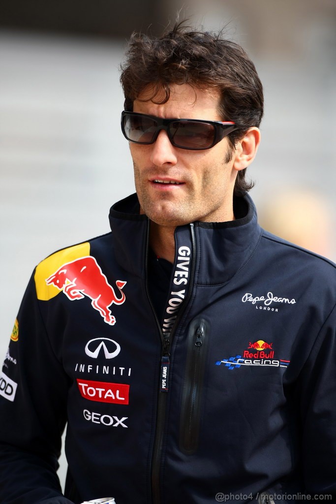 GP KOREA, 16.10.2011- Mark Webber (AUS), Red Bull Racing, RB7 