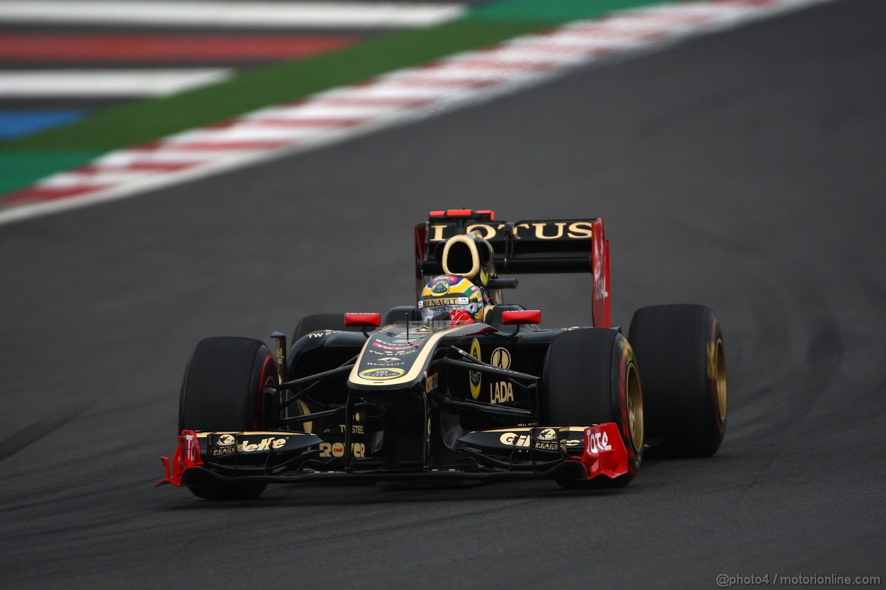 GP KOREA, 16.10.2011- Gara, Bruno Senna (BRA), Lotus Renault GP R31 