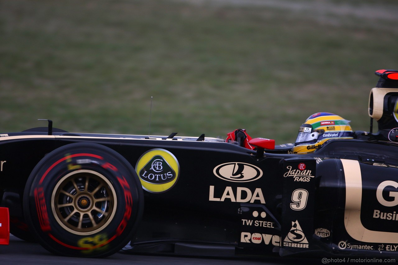 GP KOREA, 16.10.2011- Gara, Bruno Senna (BRA), Lotus Renault GP R31 