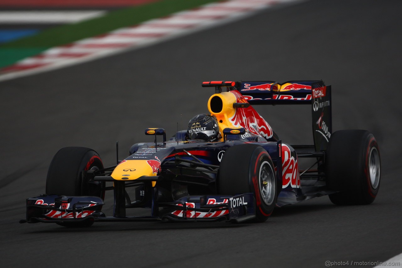 GP KOREA, 16.10.2011- Gara, Sebastian Vettel (GER), Red Bull Racing, RB7 