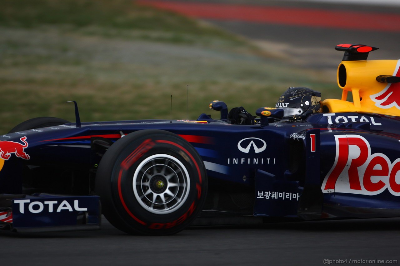 GP KOREA, 16.10.2011- Gara, Sebastian Vettel (GER), Red Bull Racing, RB7 