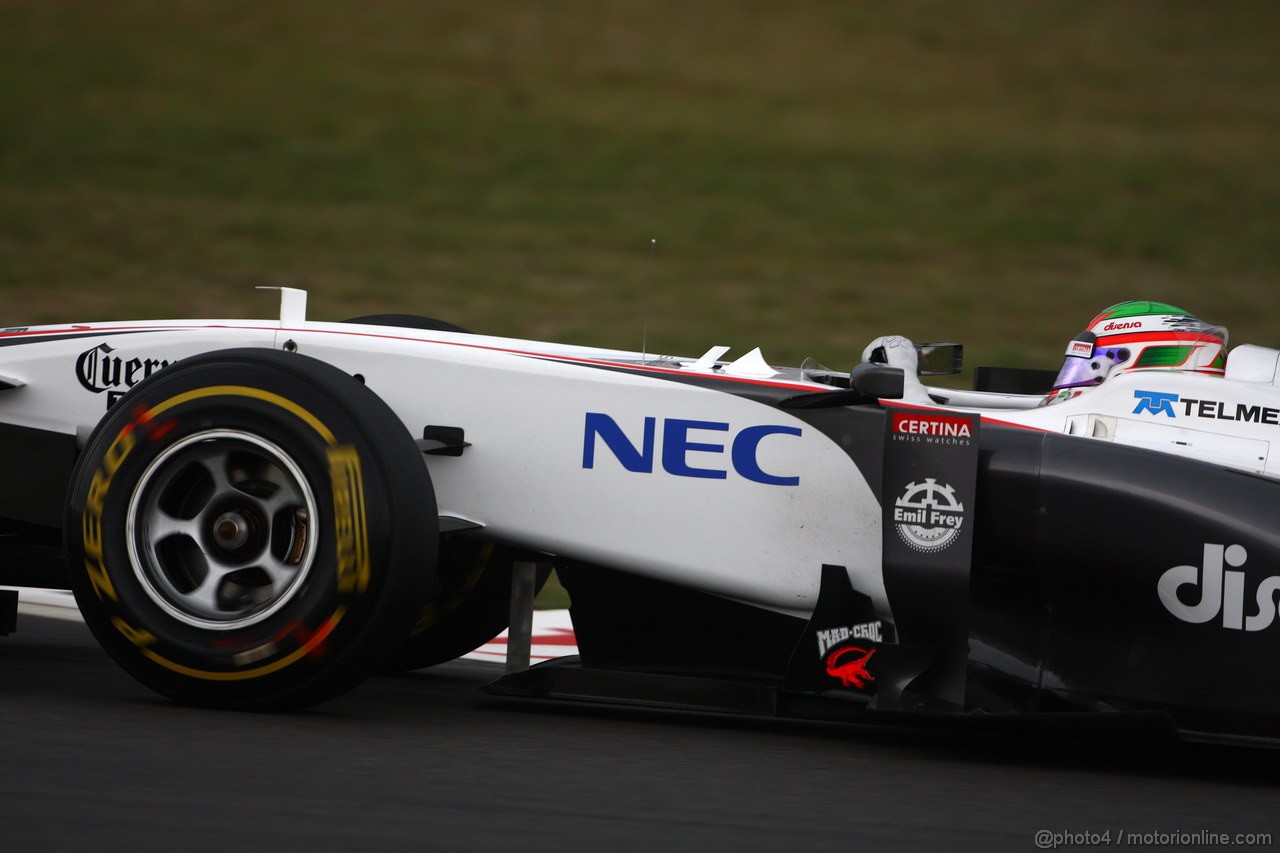 GP KOREA, 16.10.2011- Gara, Sergio P�rez (MEX), Sauber F1 Team C30 