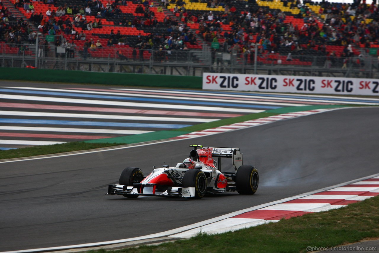 GP KOREA, 16.10.2011- Gara, Vitantonio Liuzzi (ITA), HRT Formula One Team 