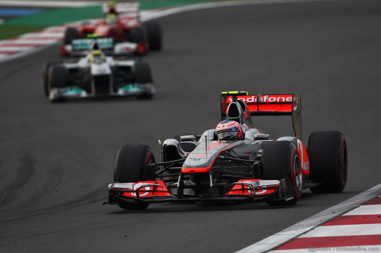 GP KOREA, 16.10.2011- Gara, Jenson Button (GBR), McLaren  Mercedes, MP4-26 