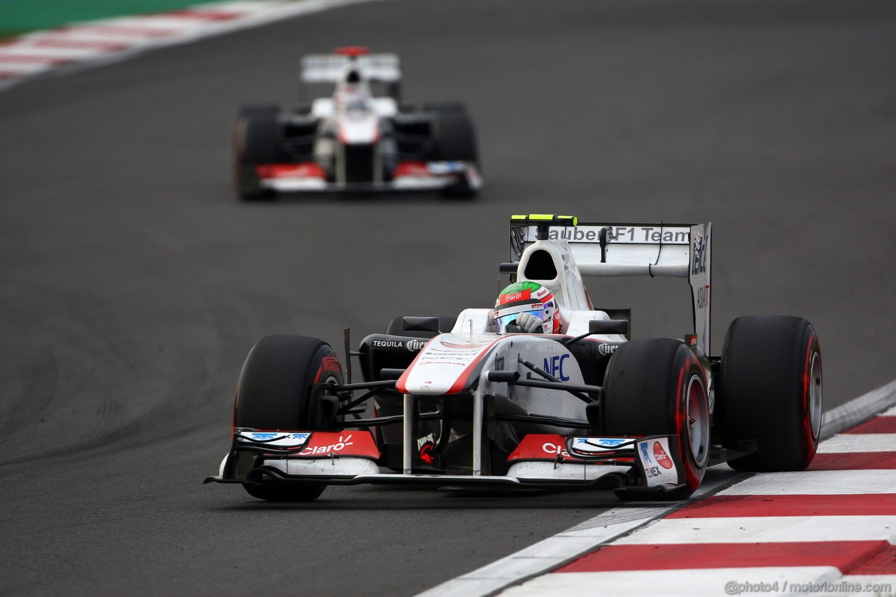 GP KOREA, 16.10.2011- Gara, Sergio P�rez (MEX), Sauber F1 Team C30 
