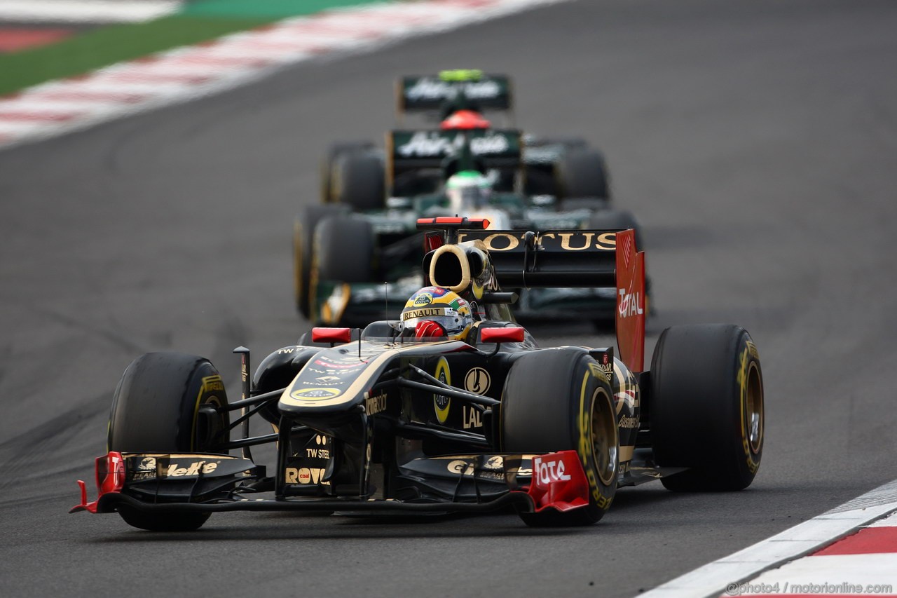 GP KOREA, 16.10.2011- Gara, Bruno Senna (BRA), Lotus Renault GP R31 