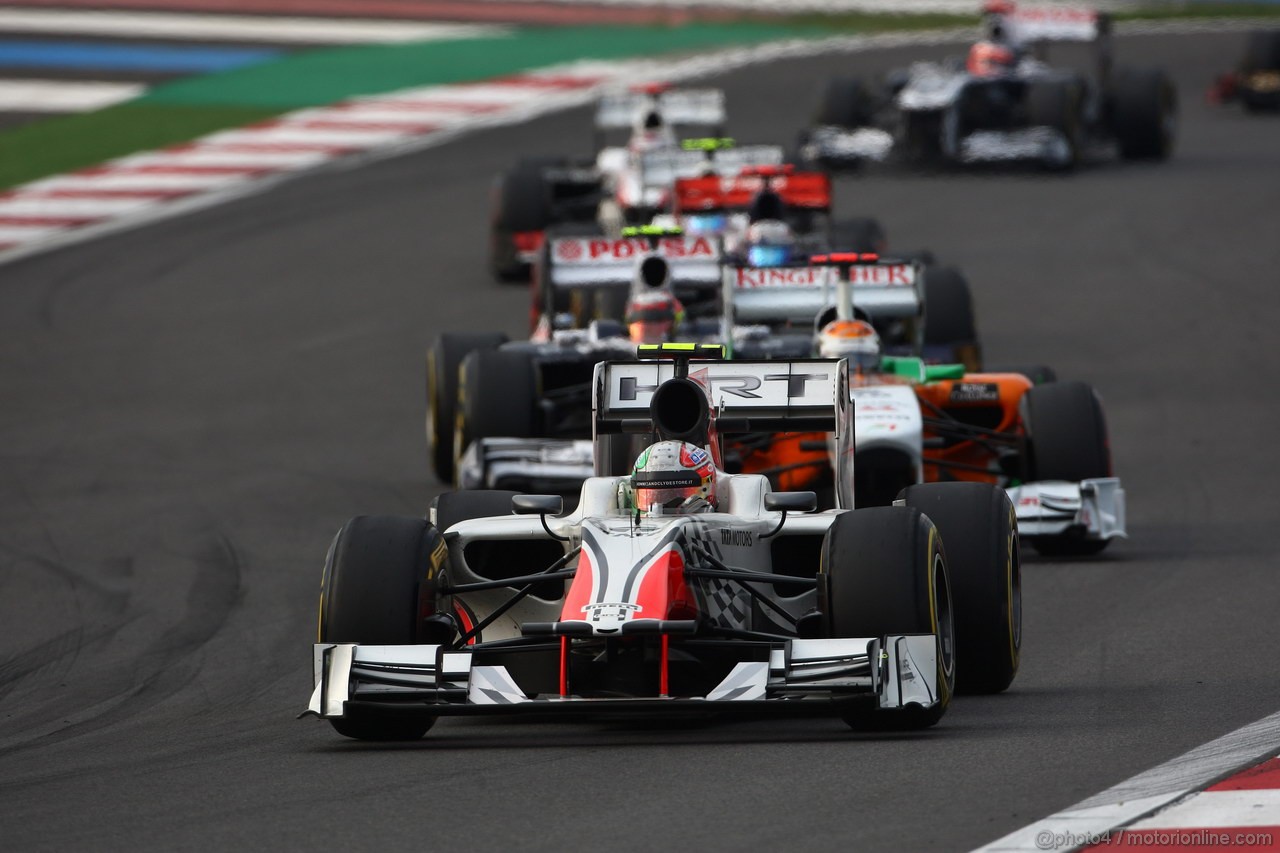 GP KOREA, 16.10.2011- Gara, Vitantonio Liuzzi (ITA), HRT Formula One Team 