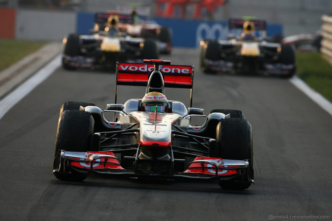 GP KOREA, 16.10.2011- Gara, Lewis Hamilton (GBR), McLaren  Mercedes, MP4-26 