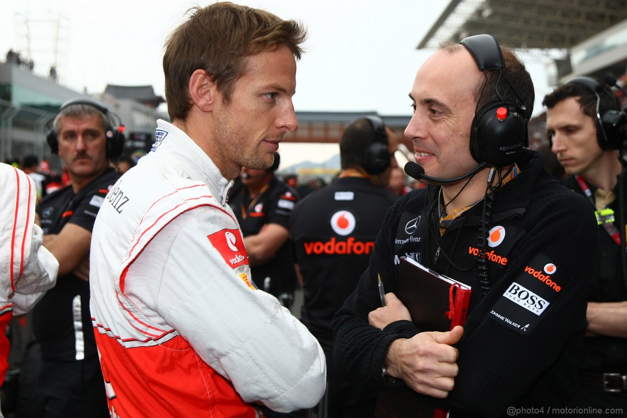 GP KOREA, 16.10.2011- Gara, Jenson Button (GBR), McLaren  Mercedes, MP4-26 