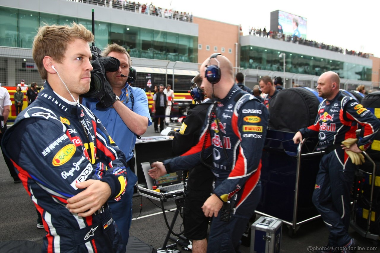 GP KOREA, 16.10.2011- Gara, Sebastian Vettel (GER), Red Bull Racing, RB7 