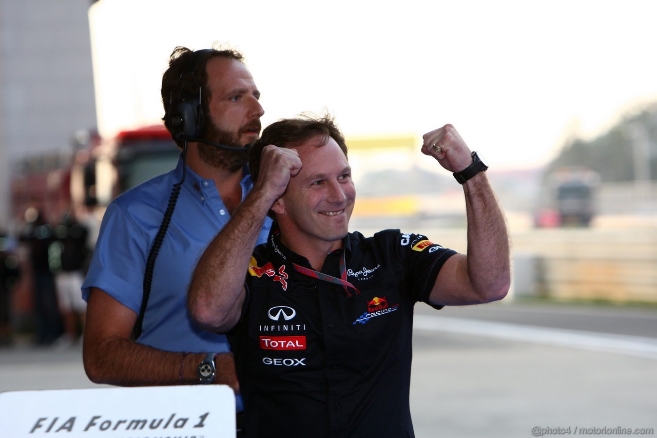 GP KOREA, 16.10.2011- Gara, Christian Horner (GBR), Red Bull Racing, Sporting Director 