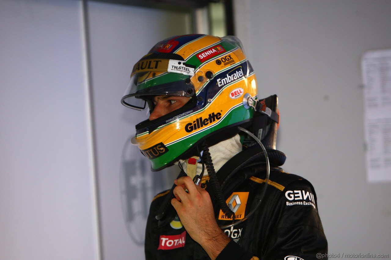 GP KOREA, 16.10.2011- Gara, Bruno Senna (BRA), Lotus Renault GP R31 