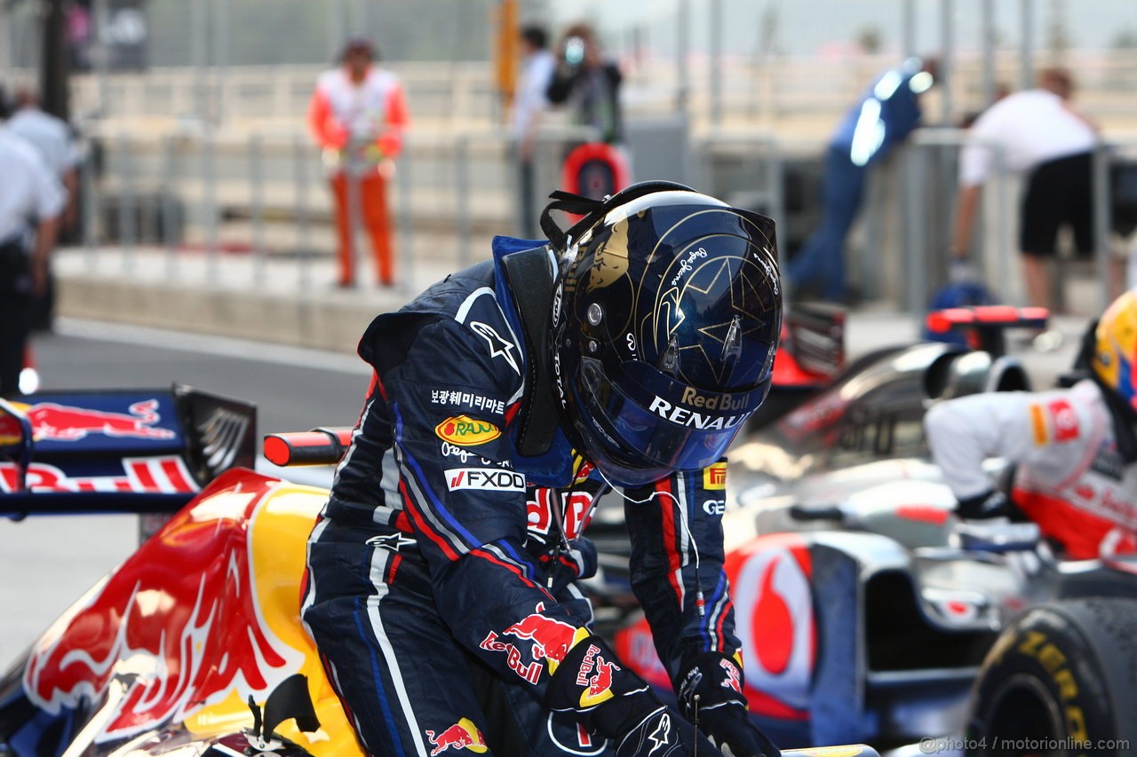 GP KOREA, 16.10.2011- Gara, Sebastian Vettel (GER), Red Bull Racing, RB7 vincitore 