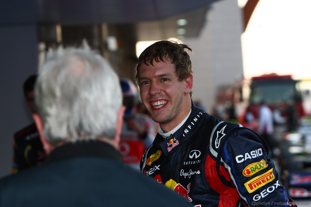 GP KOREA, 16.10.2011- Gara, Sebastian Vettel (GER), Red Bull Racing, RB7 vincitore