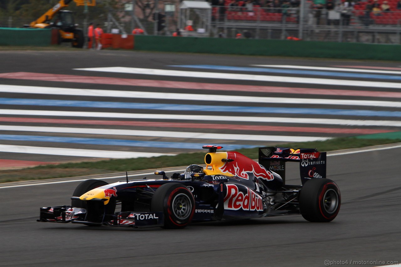 GP KOREA, 16.10.2011- Gara, Sebastian Vettel (GER), Red Bull Racing, RB7 