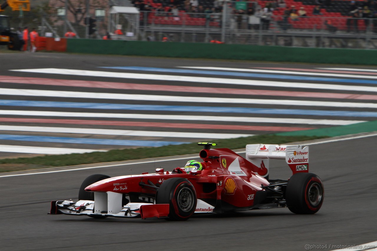 GP KOREA, 16.10.2011- Gara, Felipe Massa (BRA), Ferrari, F-150 Italia 