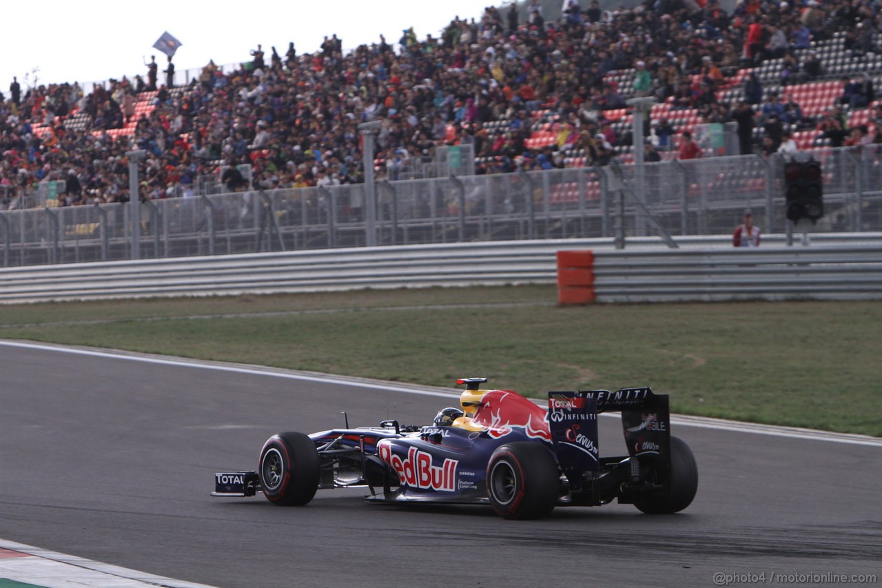 GP KOREA, 16.10.2011- Gara, Sebastian Vettel (GER), Red Bull Racing, RB7 