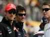 GP KOREA, 16.10.2011- Jenson Button (GBR), McLaren  Mercedes, MP4-26, Mark Webber (AUS), Red Bull Racing, RB7 e Paul di Resta (GBR) Force India VJM04 