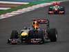 GP KOREA, 16.10.2011- Gara, Sebastian Vettel (GER), Red Bull Racing, RB7 davanti a Lewis Hamilton (GBR), McLaren  Mercedes, MP4-26 