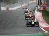 GP KOREA, 16.10.2011- Gara, Mark Webber (AUS), Red Bull Racing, RB7 davanti a Felipe Massa (BRA), Ferrari, F-150 Italia 