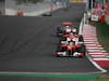 GP KOREA, 16.10.2011- Gara, Felipe Massa (BRA), Ferrari, F-150 Italia davanti a Fernando Alonso (ESP), Ferrari, F-150 Italia e Jenson Button (GBR), McLaren Mercedes, MP4-26